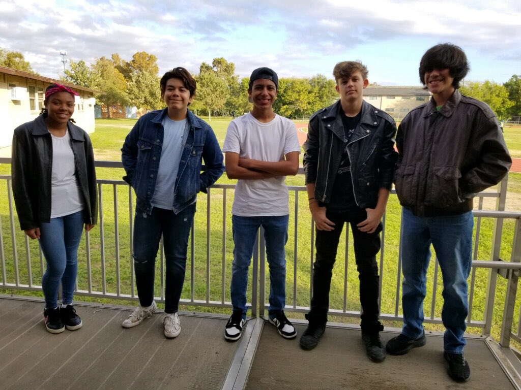 dataedwhite's tweet photo. Our eighth graders read βThe Outsidersβ in ELAR.
It has become a tradition to host a watch party and Greaser/Socs dress up day to culminate the end of the unit! π¬πΏ
#theoutsiders
#greaser
#Socs
#thedataway
#AmazingData
#DataFamily
#datadoes https://t.co/RE1ptdBsZS