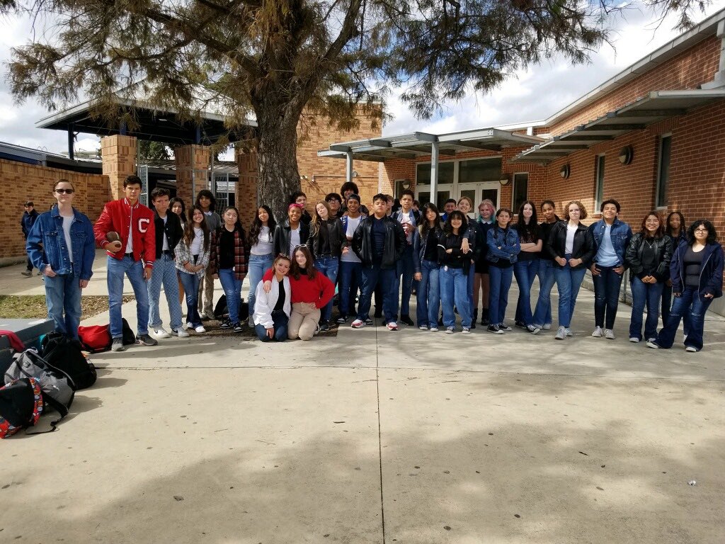 dataedwhite's tweet photo. Our eighth graders read βThe Outsidersβ in ELAR.
It has become a tradition to host a watch party and Greaser/Socs dress up day to culminate the end of the unit! π¬πΏ
#theoutsiders
#greaser
#Socs
#thedataway
#AmazingData
#DataFamily
#datadoes https://t.co/RE1ptdBsZS