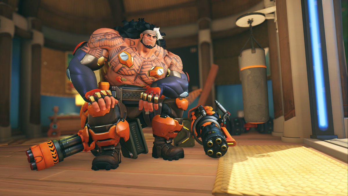 PlayOverwatch's tweet image. It’s Mauga’s world, we’re just living in it 😍

Tune in NOW for the New Tank Hero's Deep Dive!

💪 blizz.ly/3FK50Da