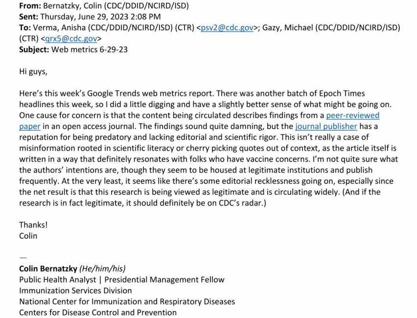 kevinnbass's tweet photo. CDC is very angry at certain new papers being published

But they are more angry at the fact that these papers challenge their narrative

They aren't sure whether or not these papers are legitimate science

That appears to be a secondary concern https://t.co/9AhB0RmMKh