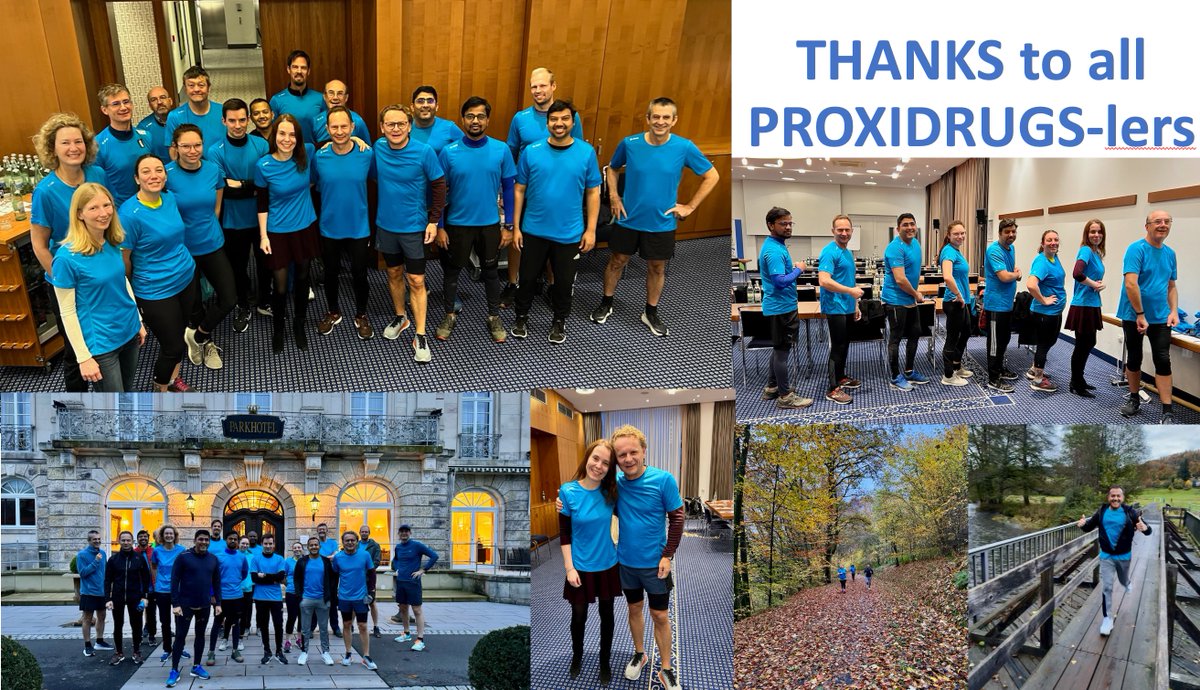 iDikic2's tweet photo. Two days of science filled with future plans for @PROXIDRUGS. The highlight was a morning run with so many members. Look forward to the next retreat.

@IBC2 @goetheuni @RMU_EMTHERA 
#Science #TPD #molecularglues #ubiquitin #ligases https://t.co/m8cuoRt0DB