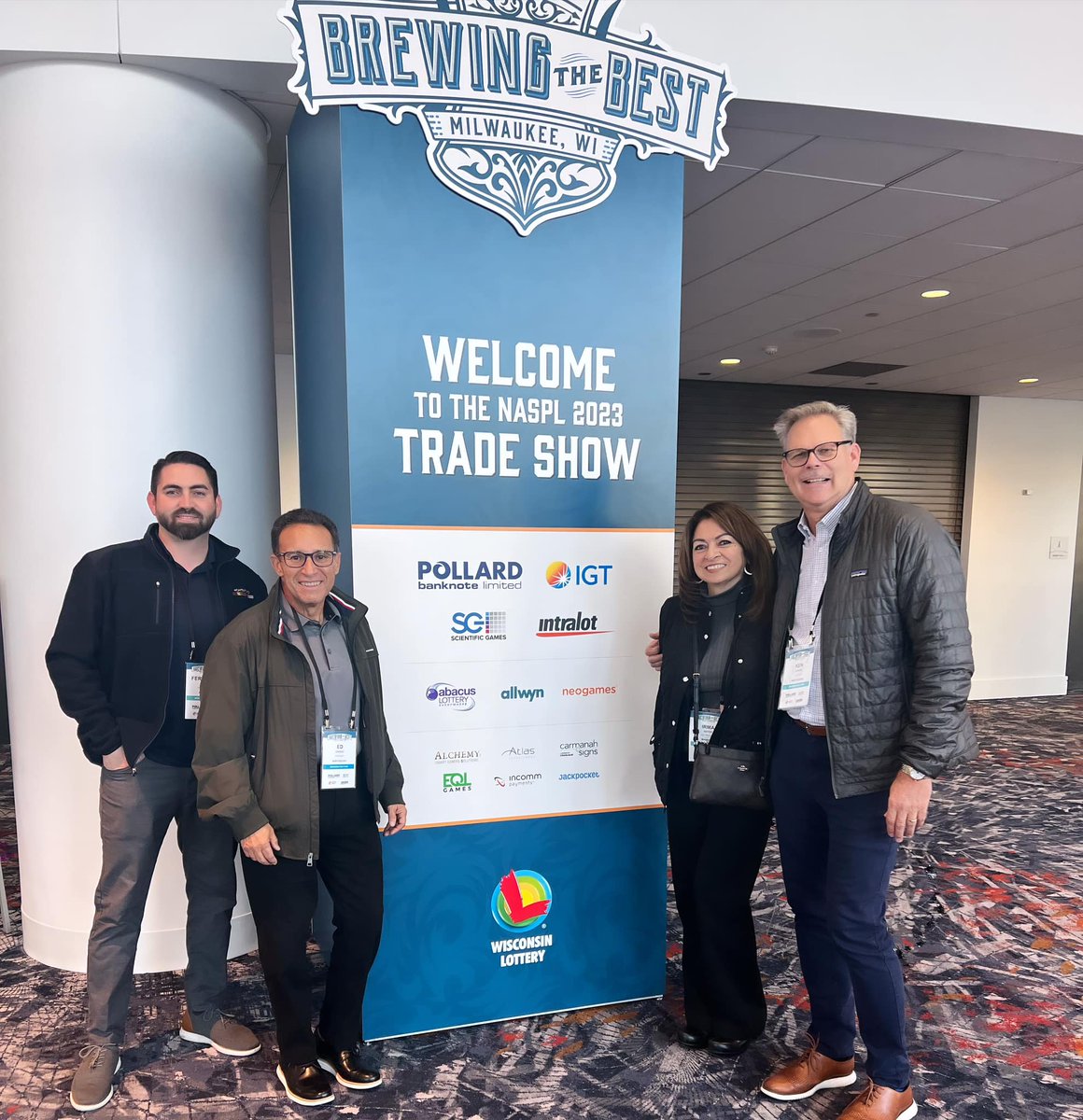 This week our team attended #NASPL2023 in Milwaukee “Brewing the Best” where we met with lottery partners from all around the country.
This is a great way to meet with other industry experts and build new relationships. Thank you for putting on a wonderful event! #illinoislottery
