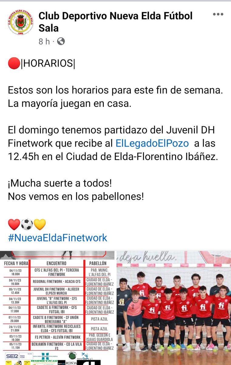 elbolico's tweet photo. A disfrutar del fútbol a ver si nos vemos @J_AlcarazMirete
@ElLegadoElPozo https://t.co/j87NKEvEHn