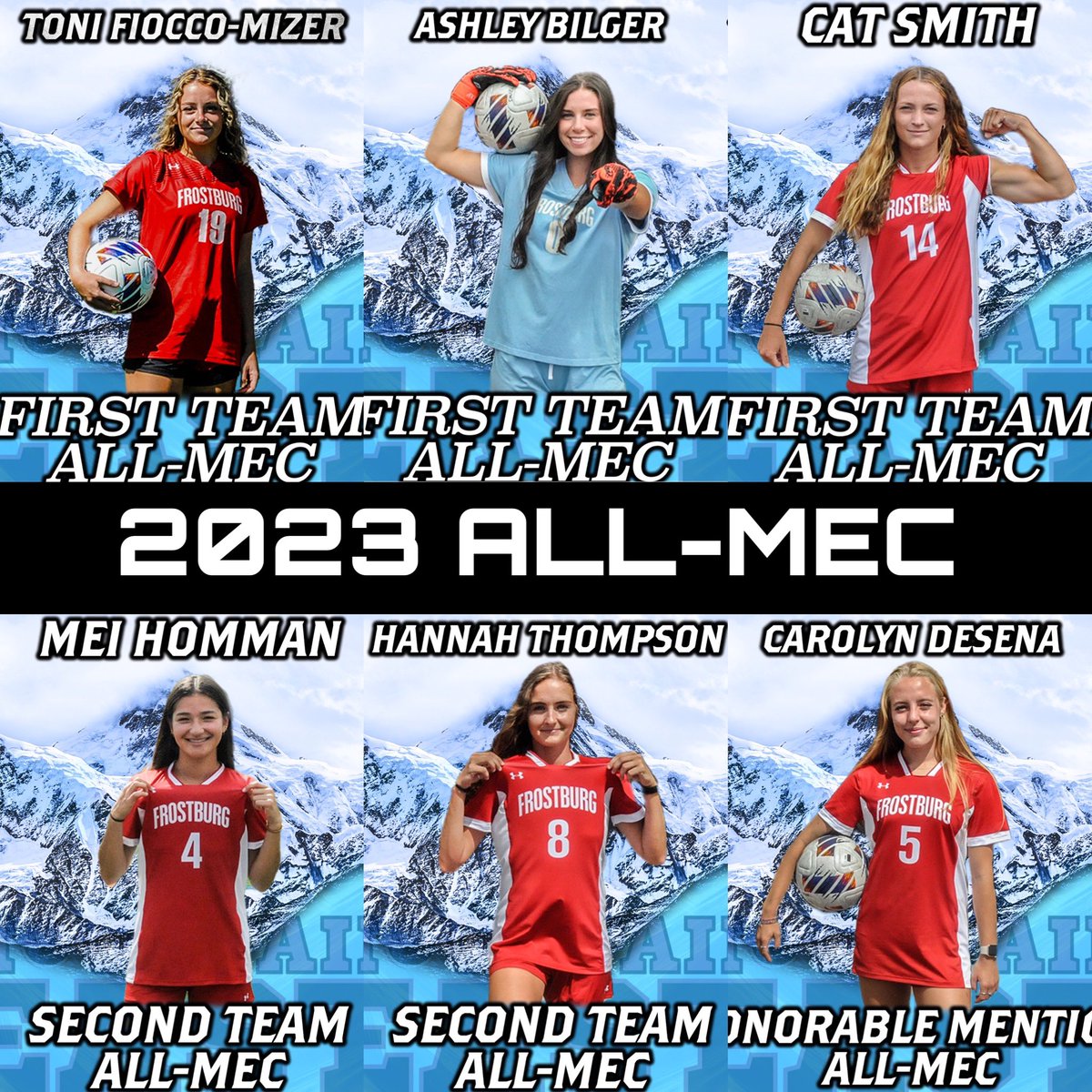 FrostburgWS's tweet photo. Great teams are made up of great players!  Congratulations to our six honored players. They are wonderful representatives of our team.
#BobcatPride https://t.co/ODY6djMwrT