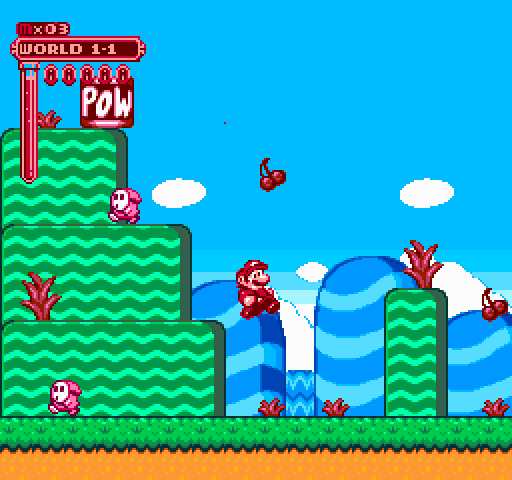 Super Mario bros 2 if it was a good game 

#SuperMarioBros #Pixelart #Fanart
