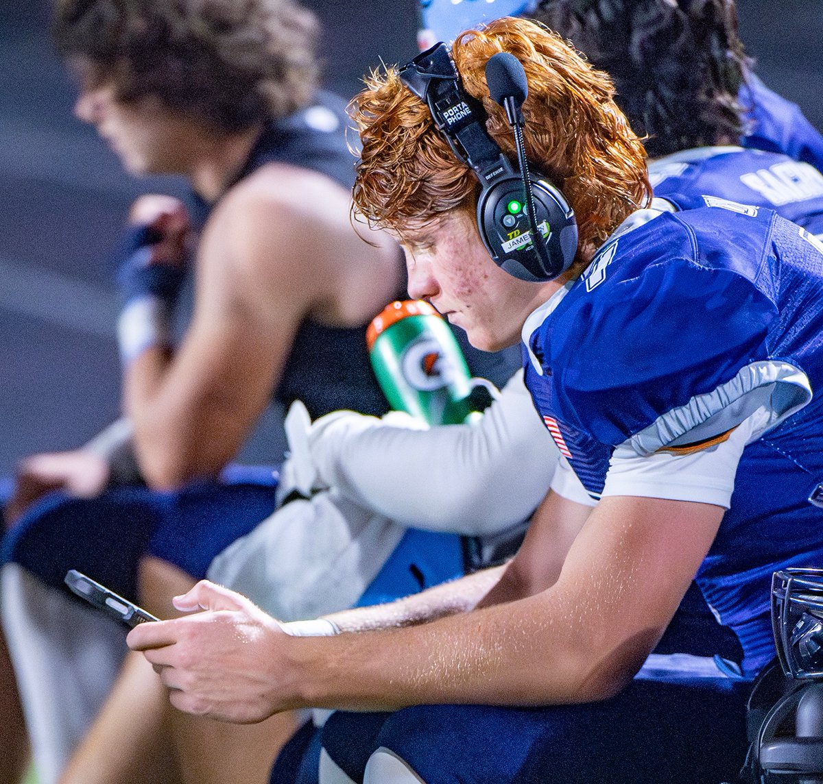 MichaelGPaul's tweet photo. Constant preparation helped South Brunswick High School senior quarterback Jameson Prince finish the 2023 football season as the Mideastern 3A/4A Conference leader in total yards (2,644) and in TD passes (21). https://t.co/9QTiyraH9l
