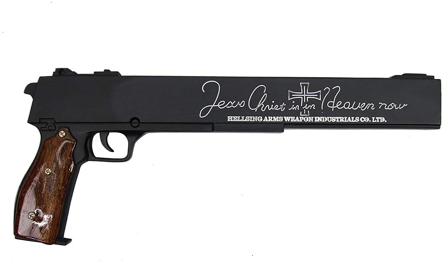 【未組立.ディスプレイモデル】アーカードの銃「ジャッカル」対化物戦闘用13mm ヘルシェイク矢野 on X: 