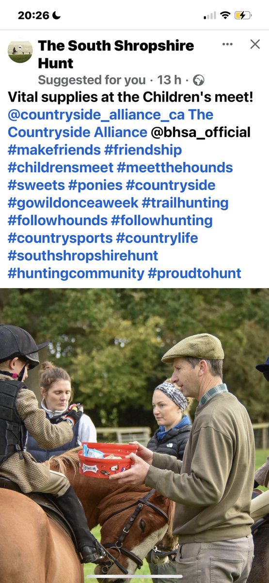 Is this picture weird ?  #ChildGrooming #animalabusers #ShropshireHunter South Shropshire Hunt like to start them young !!