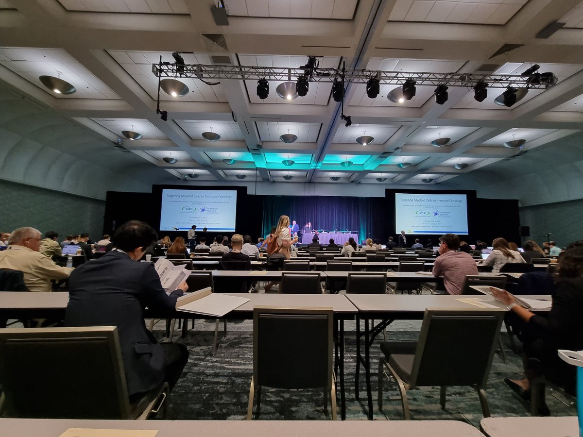 LukeJMitch's tweet photo. Some amazing talks yesterday at the @sitcancer 38th meeting on myeloid cells in cancer!
#SITC23 #SITC2023 #Immunology #Cancer #sandiego https://t.co/auQfrwRKIP