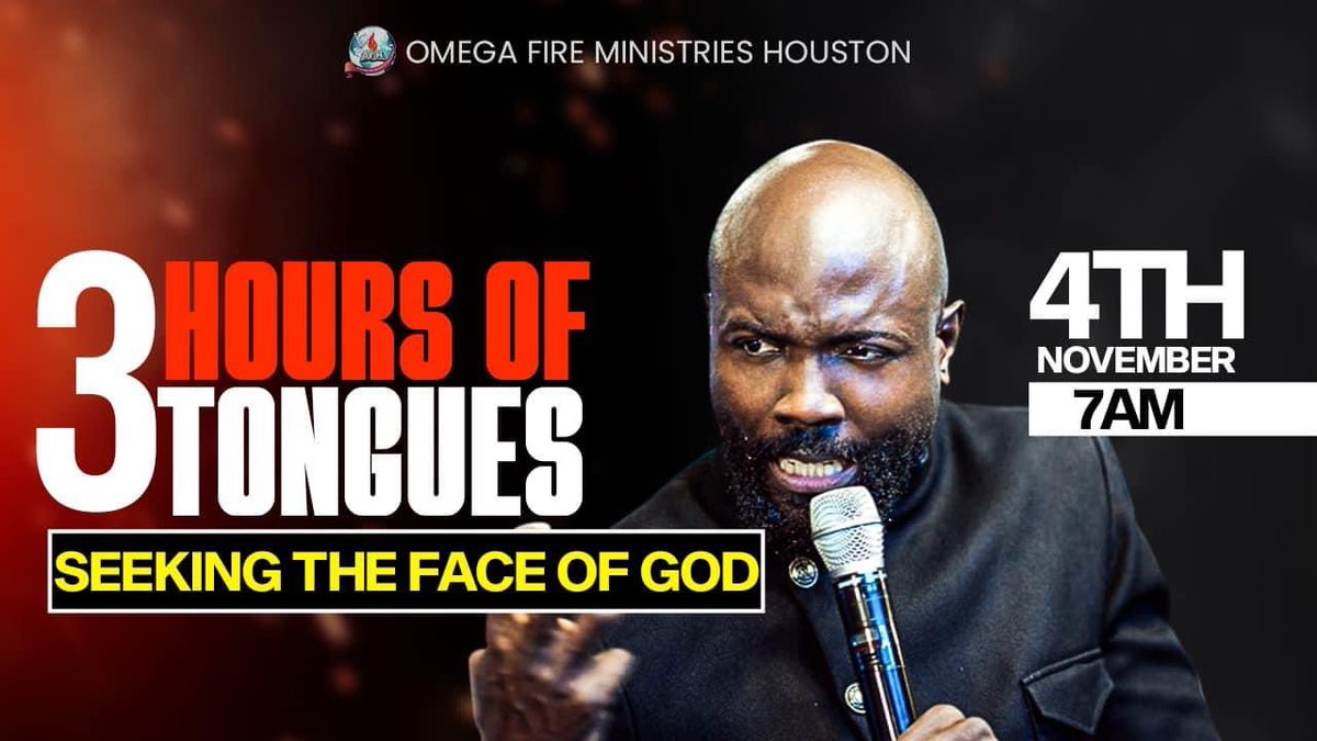 ofmhoustontexas's tweet image. When was the last time you spoke in tongues for 3 hours??? 

Join Pastor Rich this Saturday @ 7am to seek the face of God, praying in Tongues 3hours NONSTOP!

#TagSomeOne 
#YouNeedThis #2024Preparation