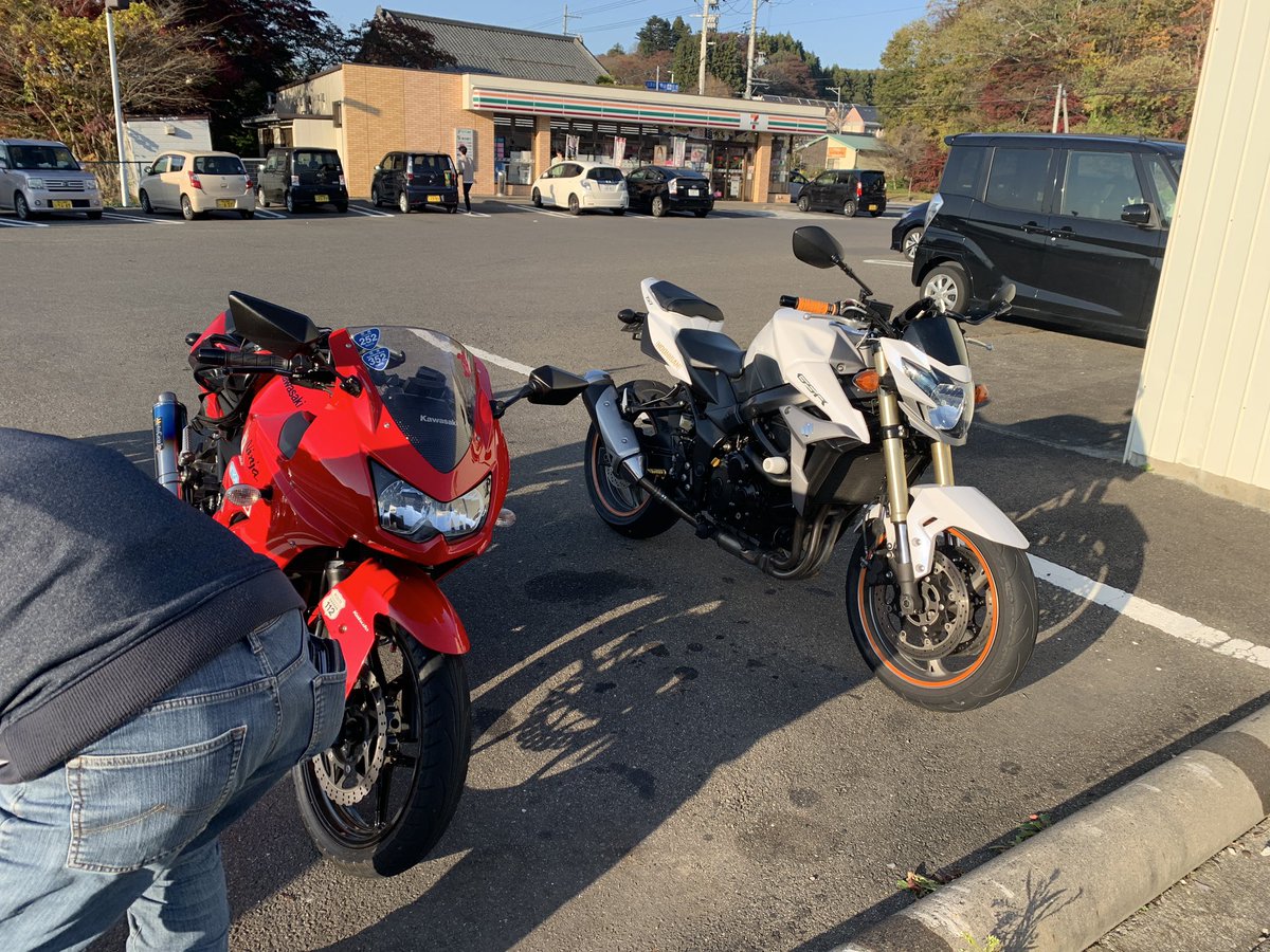 k21service's tweet photo. 昨日は最高の天気で北茨城までラーメンツーでした🍜
#GSR750 https://t.co/ftlckfVpDK