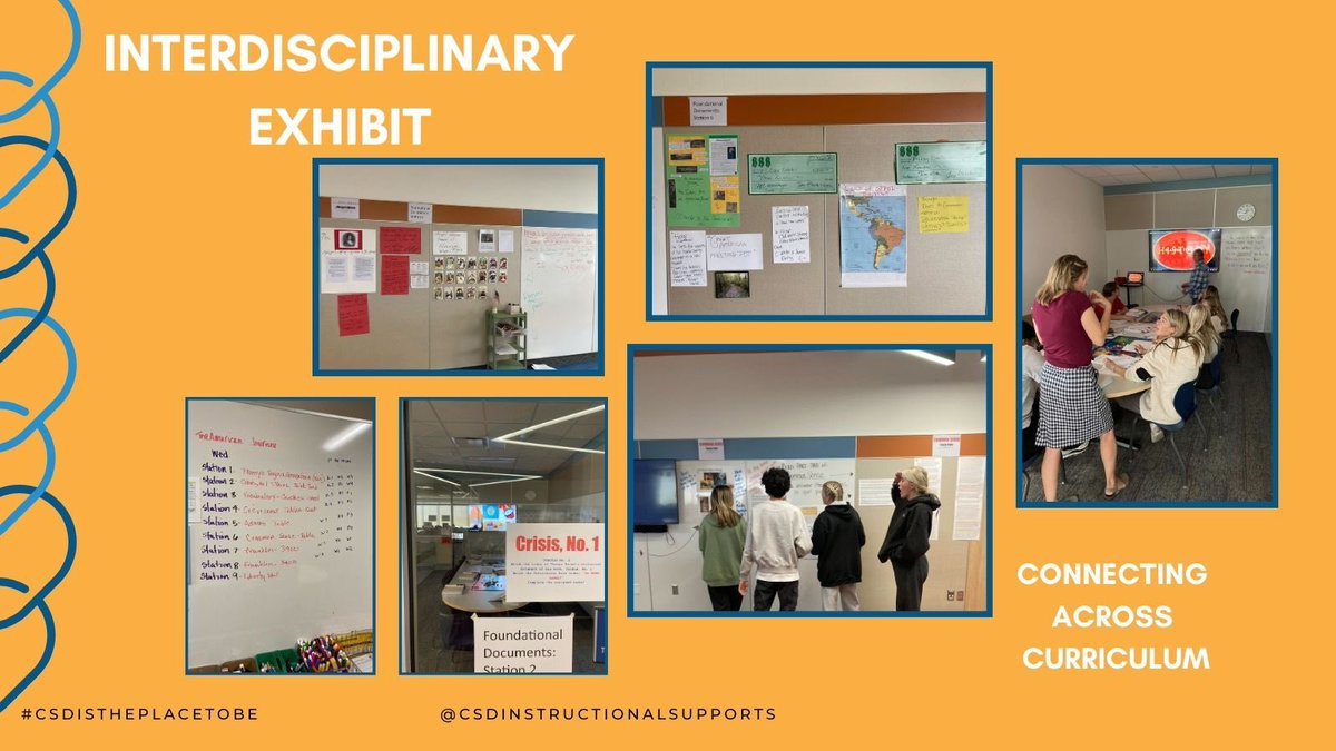 CSDISD's tweet image. Students in Brighton High’s 11th grade ELA classes engaged in an interdisciplinary museum exhibit featuring American documents and activities. Crafted in a Brighton PLC, this is an amazing example of collaboration across disciplines!
#WeAreCanyons #CSDistheplacetobe