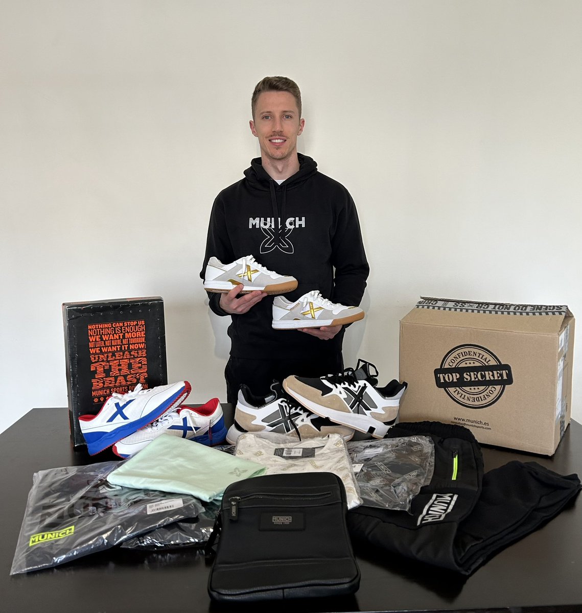 Muy contento de poder disfrutar de la mejor marca del 🌍, calidad y comodidad. Muchísimas gracias por los detalles. <a href="/munichsports/">MUNICH Sports</a> <a href="/pauloroberto710/">Paulo Roberto</a> #munichsports