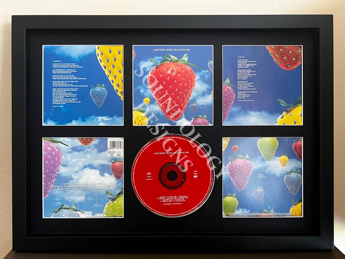 The Lightning Seeds - Jollification  CD Album Wall Display 

Purchase at: 

soundologydesigns.co.uk

#lightningseeds #ianbroudie #livemusic #thelightningseeds #highestpointfestival #lightning #lightningshow #wearejames #s #britpop #dizzyheights #indierock #highestpoint #james #
