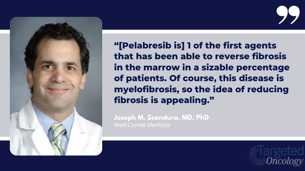 Joseph M. Scandura, MD, PhD, discussed research on #pelabresib for patients with myeloproliferative neoplasms in an interview. #MPNSM | @DrJoeScandura @WCMSilverMPNCtr @WeillCornell READ MORE: targetedonc.com/view/pelabresi…