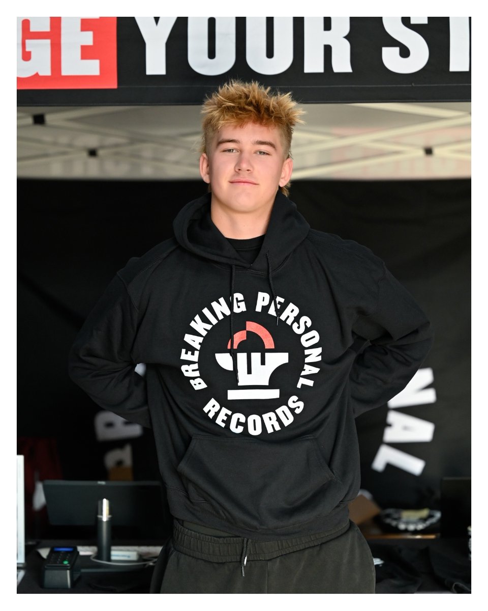 breakingprs's tweet photo. Hunter brought the 🔥 to Monsters of Mayhem this weekend in our fresh Breakingprs OG Hoodie! 

Breaking records left and right, he secured four national records for the @uspc.pl and clinched first place in his class. 🏆

https://t.co/lMZA4pik77

#RecordBreaker  #Breakingprs https://t.co/LWvMHjTDbc
