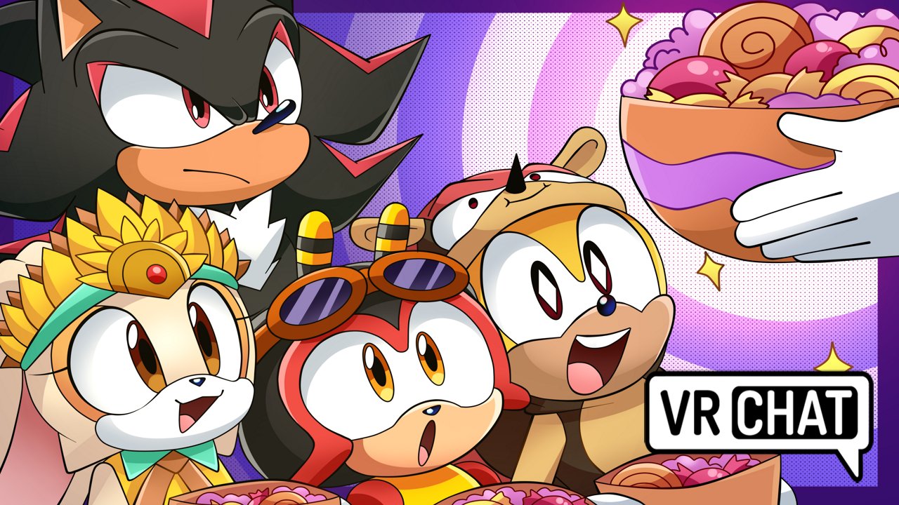 SONIC AND FRIENDS GO TRICK OR TREATING ON VR CHAT 