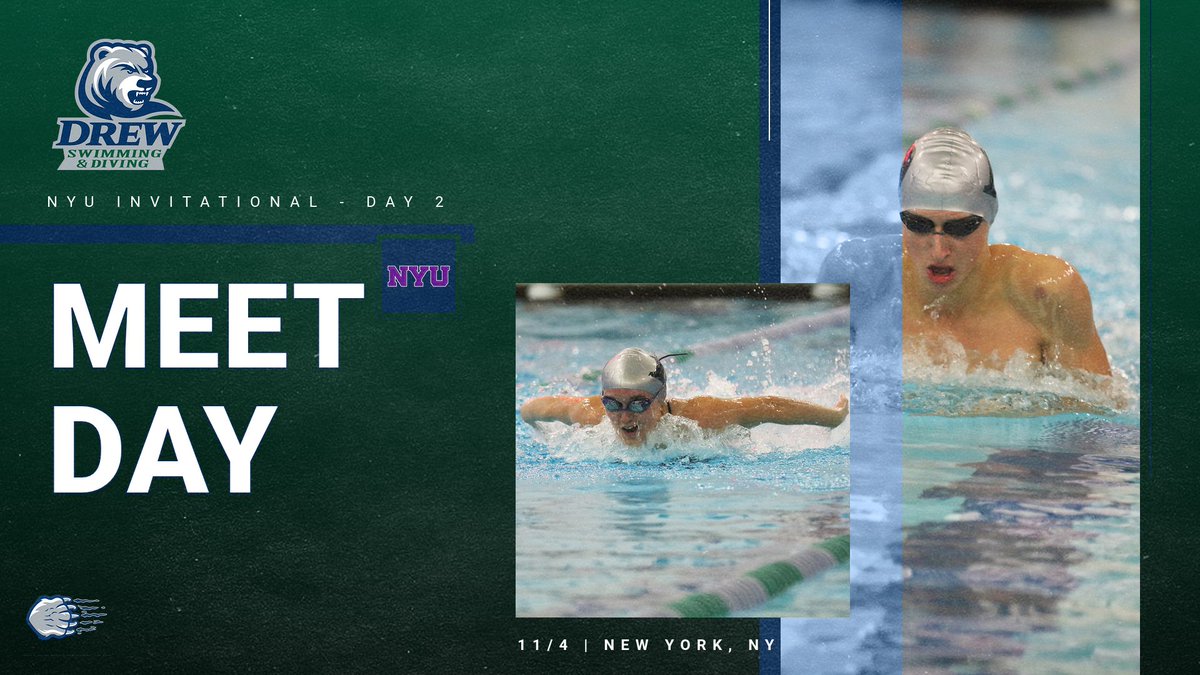 GoDrewRangers's tweet photo. ๐โโ๏ธ MEET DAY!
NYU Invitational - Day 2
๐ New York, NY
๐ 10:00 AM/1:00 PM/4:00 PM
๐บ https://t.co/pArd75M8sY
#drewSD #d3swimming #RangerUp https://t.co/ZrqKTGbn9e