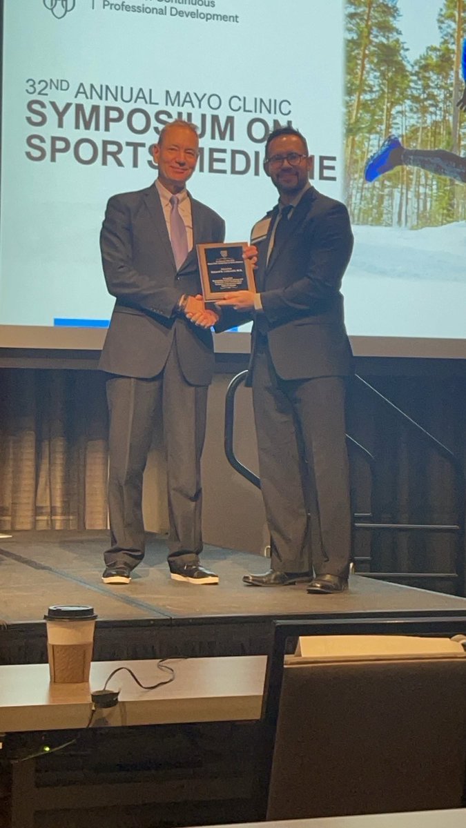 Humbled and honored to give the first keynote lecture named in my honor at the Mayo Clinic Sports Symposium.  Blessed and privileged to have had the opportunity to work with such exceptional colleagues 🙏 <a href="/MayoClinic/">Mayo Clinic</a> <a href="/MayoPMRRes/">Mayo Clinic PM&R Residency</a> @AOSSM_SportsMed <a href="/TheAMSSM/">AMSSM</a> <a href="/AAPMR/">AAPM&R News</a> <a href="/ACSMNews/">American College of Sports Medicine</a>