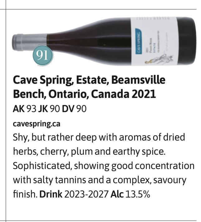 CaveSpring's tweet image. And the great reviews just keep coming. Again from @Decanter 
Our 𝟐𝟎𝟐𝟏 𝐏𝐢𝐧𝐨𝐭 𝐍𝐨𝐢𝐫 𝐄𝐬𝐭𝐚𝐭𝐞 earned a solid 𝟗𝟏 𝐩𝐨𝐢𝐧𝐭𝐬.⁣⁣
A delight to receive recognition from a prestigious publication such as 𝐃𝐞𝐜𝐚𝐧𝐭𝐞𝐫. ⁣⁣#pinotnoir #91points #cavein 
⁣⁣