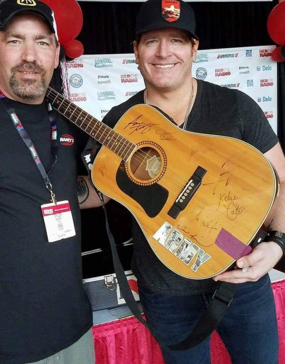 I've never really counted the autographs on my guitars through the years from the artists I've opened for or met at the shows. Found a few scrolling on Facebook. @BellamyBrothers @TracyByrdMusic 
@JoeDiffieOnline 
@jrodfromoz
