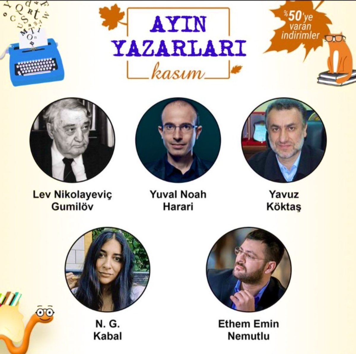 Merak ettiğim şu;
Yuval Noah Harari’nin Gazze saldırılarından sonraki İsrail yanlısı radikal açıklamaları, Kasım ayının yazarı seçilmesinde etki etmiş midir!
…
#kitapyurduboykot