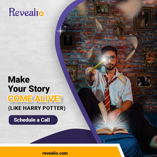 Like Harry potter (And Twilight too!)
Make your story COME ALIVE like magic!

#interactivestorytelling #videostorytelling #interactivemedia #augmentedreality #mobiletechnology #captivateattention #uniquemarketing #videomarketing #innovativemarketing #revealio