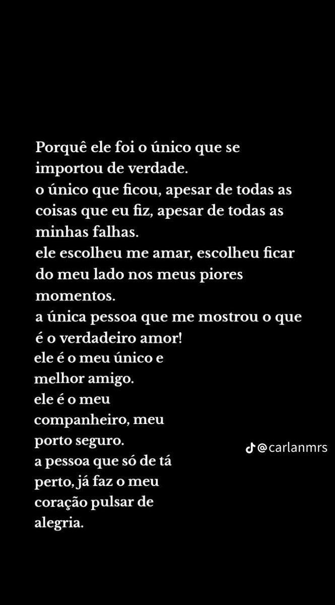 Pq eu amo tanto meu namorado...