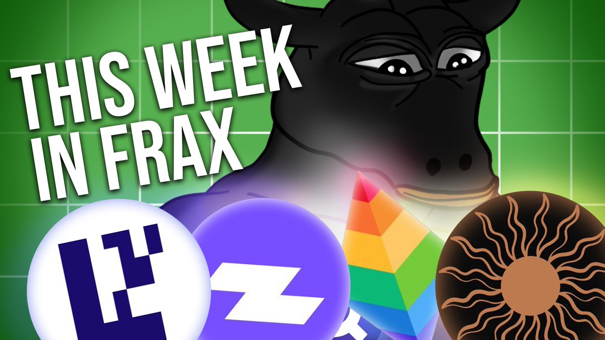 THIS WEEK IN FRAX - Nov 3rd, 2023 From @PrismaFi raising sfrxETH Deposit Cap, Native Restaking support for frxETH w/ @eigenlayer + More 👀 Let's Dive Into This Week 👇