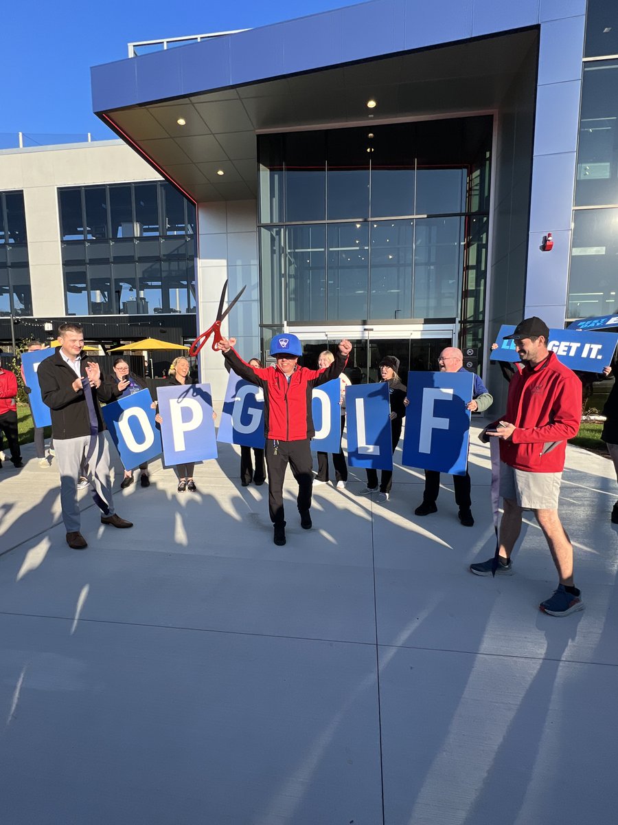 Teed Up &amp; Ready To Go! Today's ribbon cutting and grand opening is a hole-in-one for our community... Welcome to #Canton, <a href="/Topgolf/">Topgolf</a>!