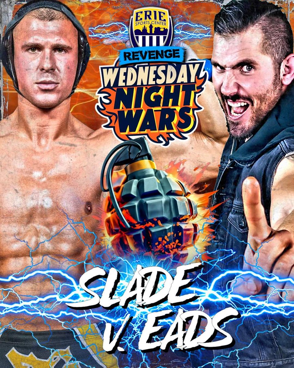 Matches like this are what we're all about. The Show Stealer vs The Man of Tomorrow. A wrestling machine vs a super human. Wednesday November 22nd who walks away with the win here??? @sladewrestler. @D_ManOfTomorrow. Certified banger. #WednesdayNightWars