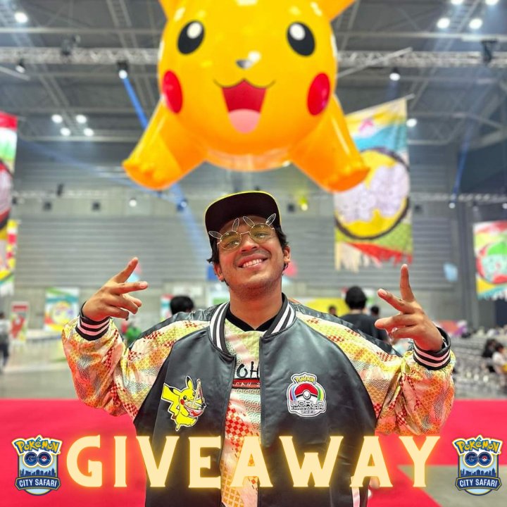 ‼️GANA UN PASE PARA JUGAR EL POKÉMON GO CITY SAFARI ‼️

¡Gfacias al equipo de Pokémon GO Latinoamérica, estaré regalando algunas entradas para jugar jugar el evento este fin semana. 

¿Cómo participar? 

Descargar Campfire con el link: campfire.onelink.me/eBr8/cdmxcs2023

-Sígueme y también