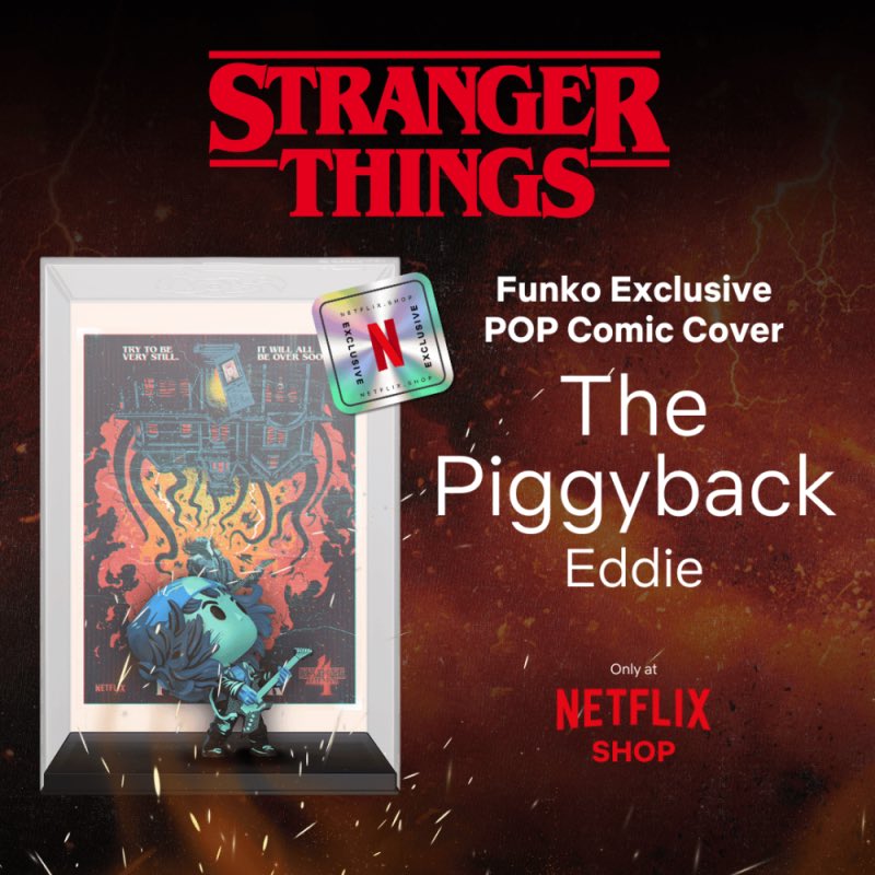 Exclusive POP Comic Cover: Stranger Things - The Piggyback (Eddie)