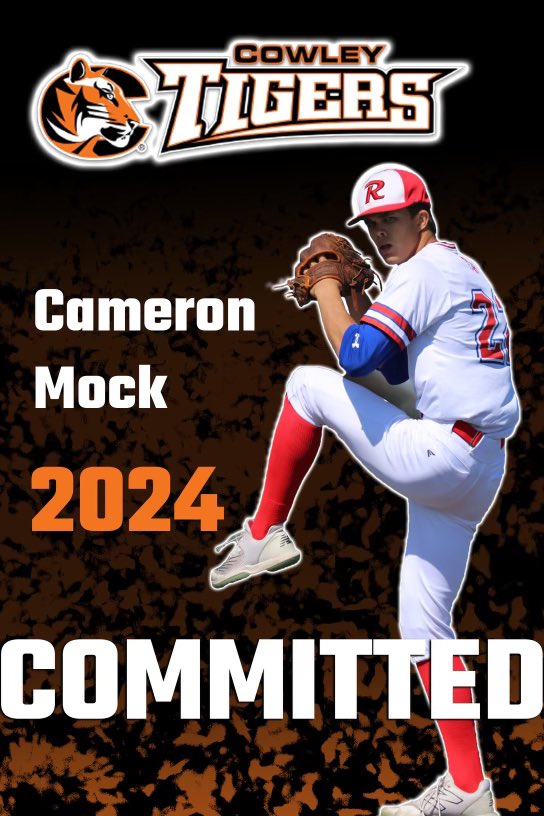 Cameron_Mock22's tweet image. l'm proud to announce that I have officially committed to Cowley College... a big shoutout to everyone that has watched me on this journey and I am excited to continue to make yall proud! #GoTigers @jason_mock @cherith_mock @BrockBuckingham @CamienScott @CowleyBaseball