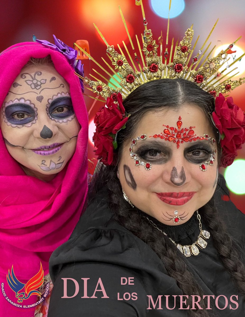 JayMoralesPL's tweet photo. Día de los muertos fall festival! Fun!!! @IZPrincipal @JuanCordobaDISD https://t.co/l9hdM0k4Lh