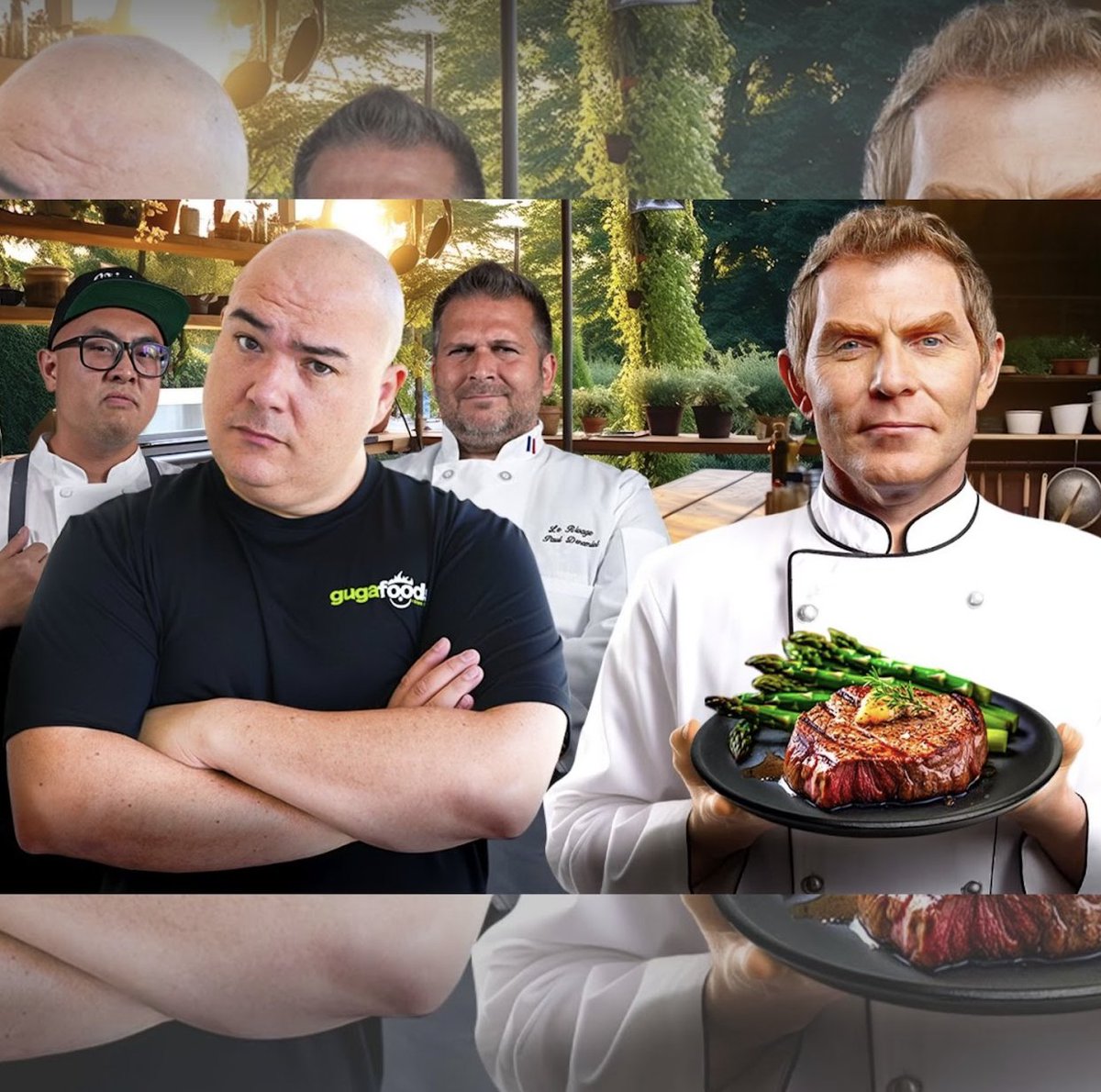 WATCH NOW! <a href="/gugafoods/">け(本物)</a> SAVAGELY Critiques Bobby Flay Steaks 
@chefbriantsao
<a href="/lechefpaul/">Paul Denamiel</a>
#chefskiss #frenchy #cookingskills #grilling #gugafoods #welldone #ithasntagedwell