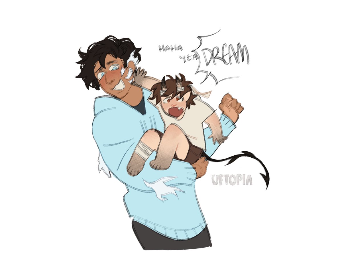 (Redraw, og in replies)

He still doesn't know how to deal with a flaming blaze hybrid kid 