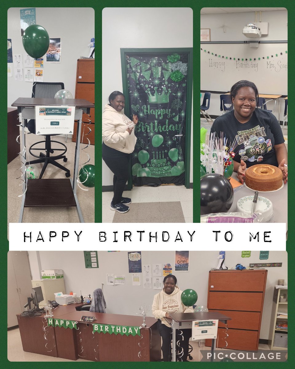 Thank you to my RMS 7th grade family. This was a great surprise for my birthday weekend. I could not ask for a better team. 
#RelationshipsMatter💚🖤