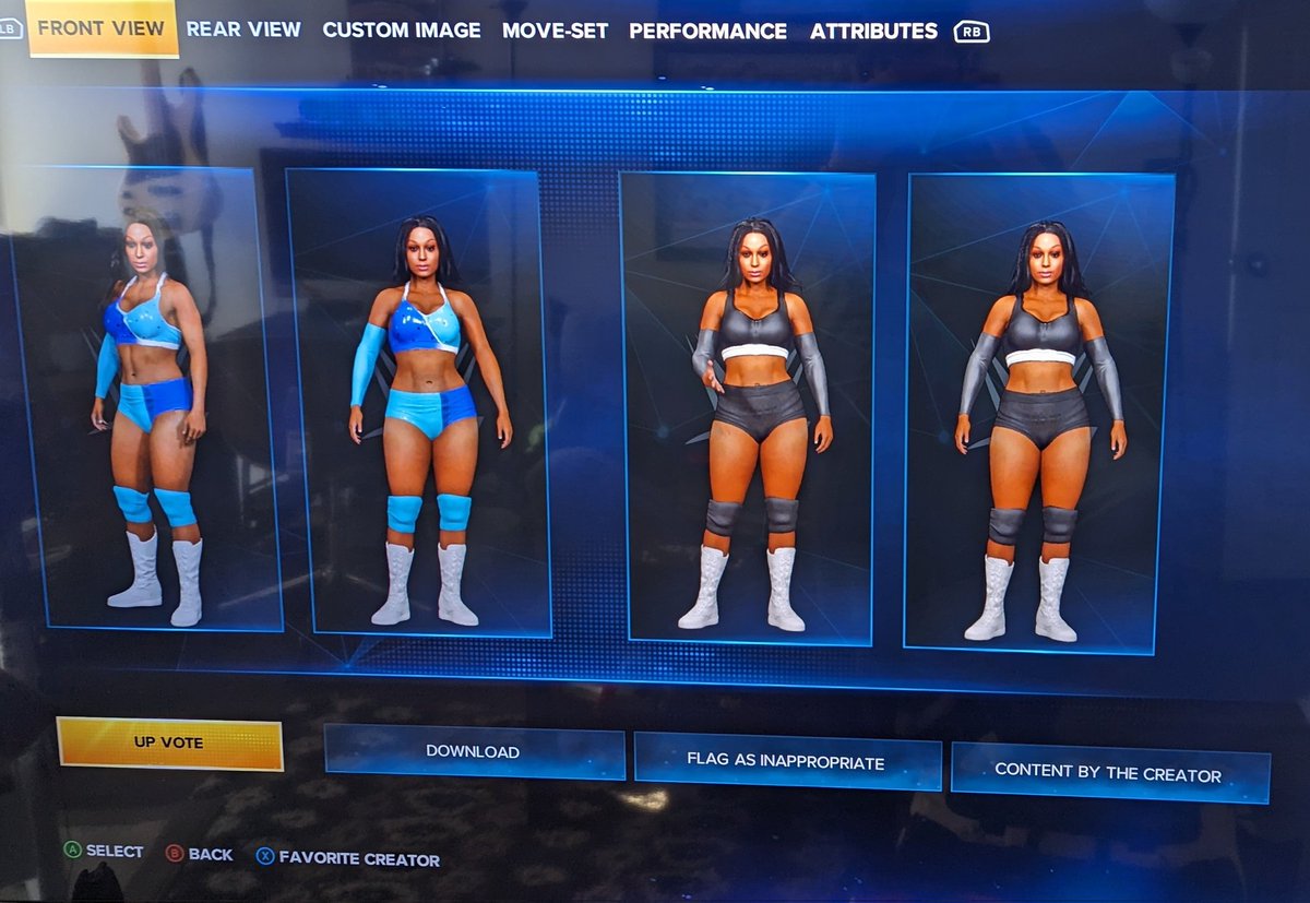 Currently building the @TitleMatchWN universe w/in #WWE2K23 & look who I found!  That's right, the #phenom herself, @ltsMayaWorld! Search 'Maya', she a beast just like irl. Also search 'titlematch' for custom arenas
#gaming #womenswrestling #WWE #WrestlingCommunity #ProWrestling