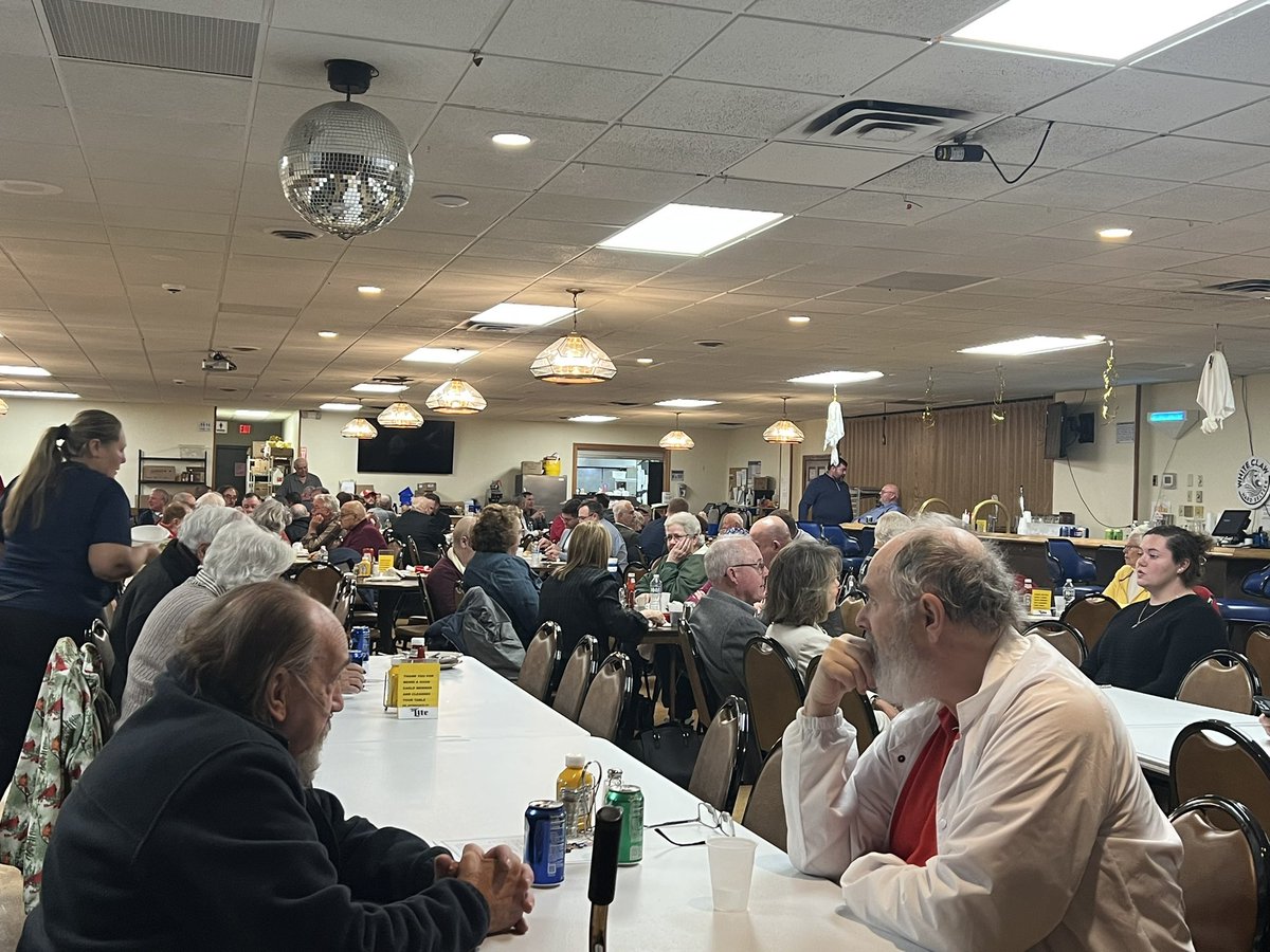Big crowd at the Allen County GOP First Friday luncheon. A big thank you to Chairman Keith Cheney for the warm welcome.