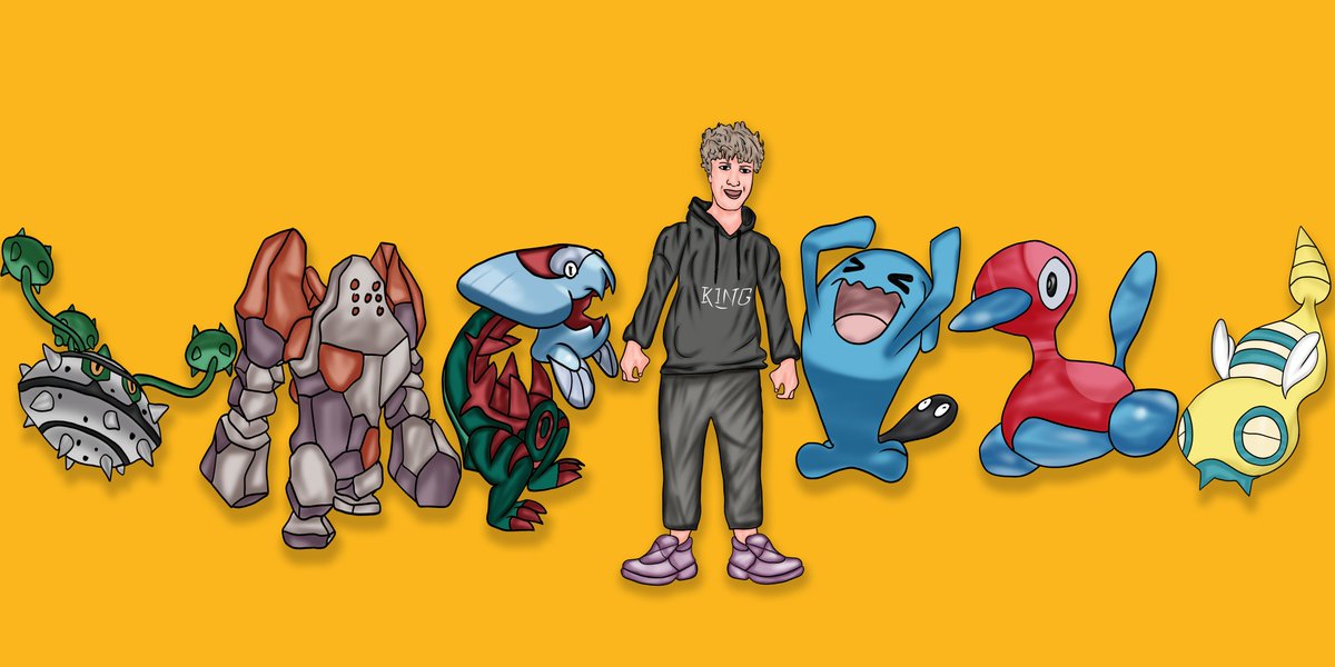 OverlordTyler's tweet image. Thank you to @Anim_Cherushii for the art featuring myself and my favourite Pokémon! They did a great job and make sure to check them out!