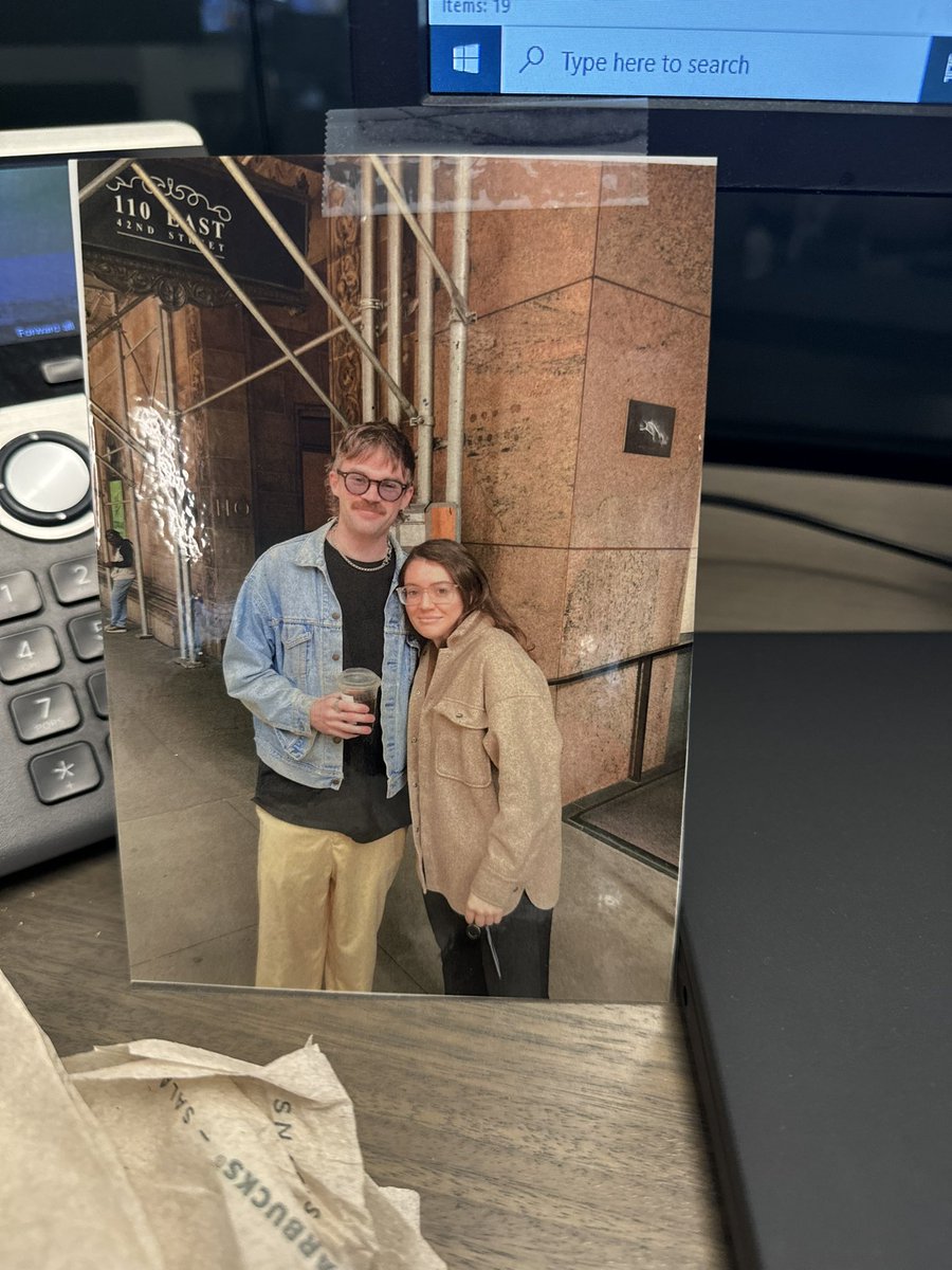 cellaciao's tweet photo. First I meet my LITERAL favorite Dj who I think is insanely talented outside my office at work (yes that photo is on my desk at work) and now I get to see him perform at my favorite mental institution with my best friends @clubspacemiami  #beyondexcited @domdolla https://t.co/qn3EhRmVNm