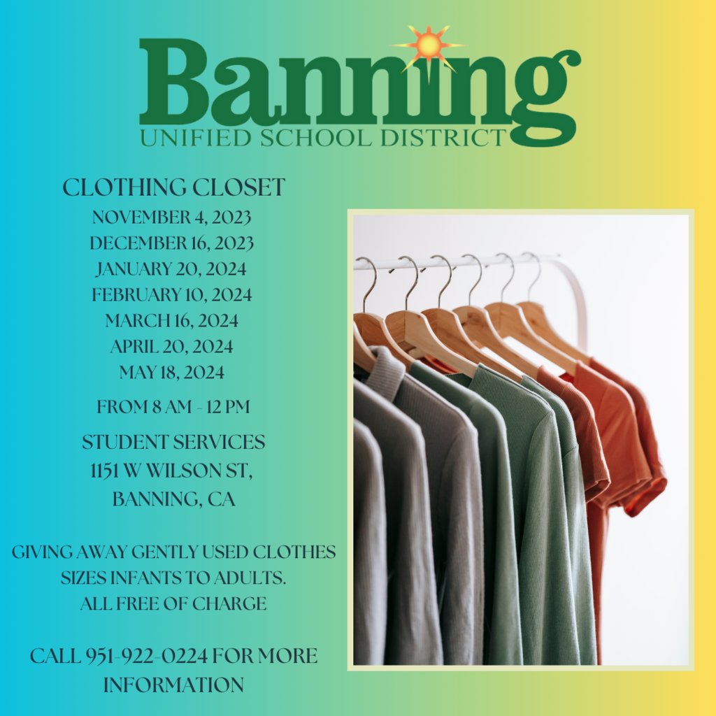 Banning Unified School District tweet media