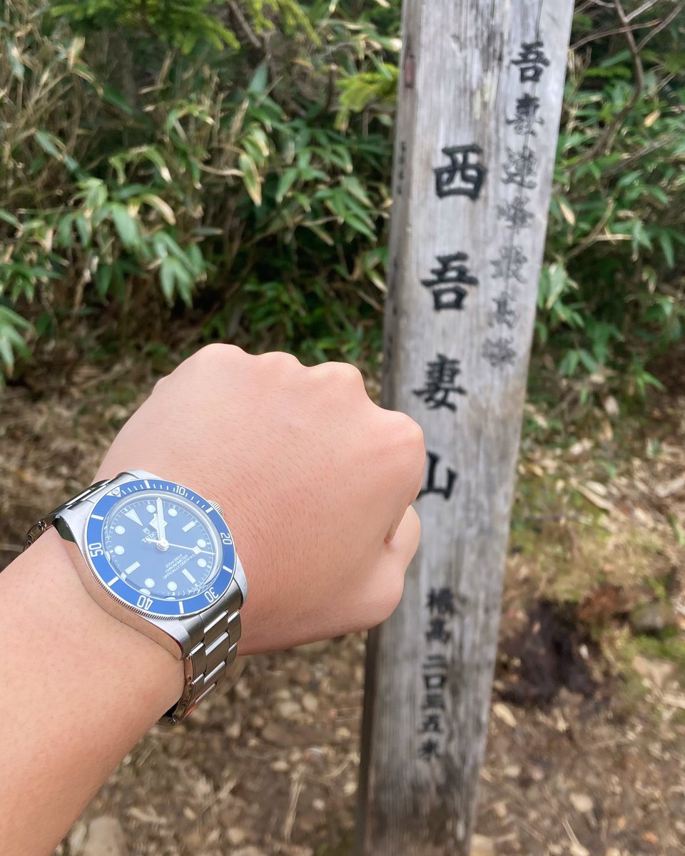 HAL_MEN's tweet photo. 日本百名山　西吾妻山山頂でブラックベイ58！

#腕時計 
#BLACK BAY
#tudor 
#チューダー
#ブラックベイ58
#百名山
#西吾妻山 https://t.co/rvEOIJbkTh