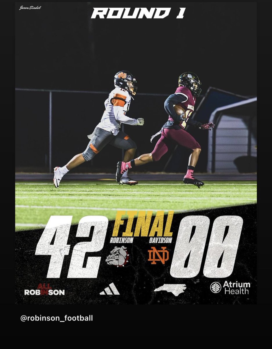 So proud of our boys tonight beating North Davidson 42-0!!!  On to Round 2 next week!!! Love these guys!!!
#TOGETHER