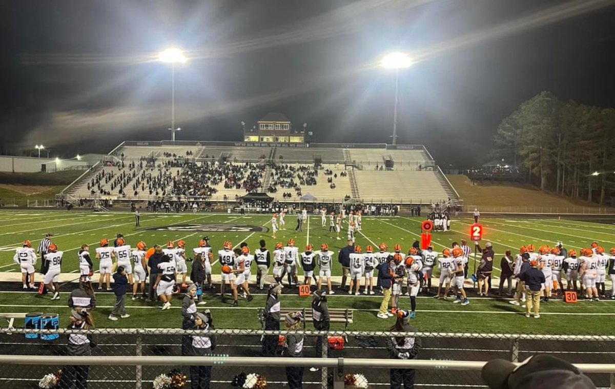 So proud of how we played tonight! We went down and won 35-16 over Shiloh. This locked up a playoff birth to head and play Douglas County. We finished .500 on the season and in region play. Time to start the new season. #GiveNoQuarter