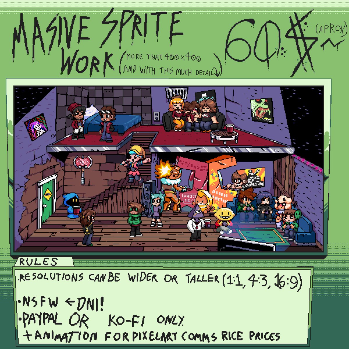 maximo_play_64's tweet image. commission prices updated