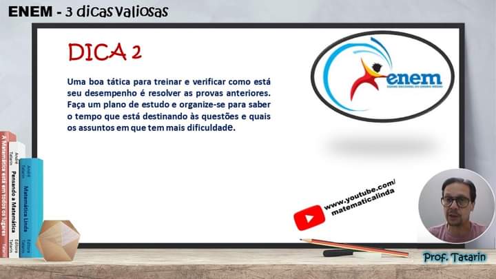 matematicalind1's tweet photo. Quer apavorar na prova da #matematicaLinda no Enem?
Pega só essa e dicas valiosas...

Vamos que vamos!

#matematicaLinda #andreTatarin #enem #dicas https://t.co/W0HWS3WaY6