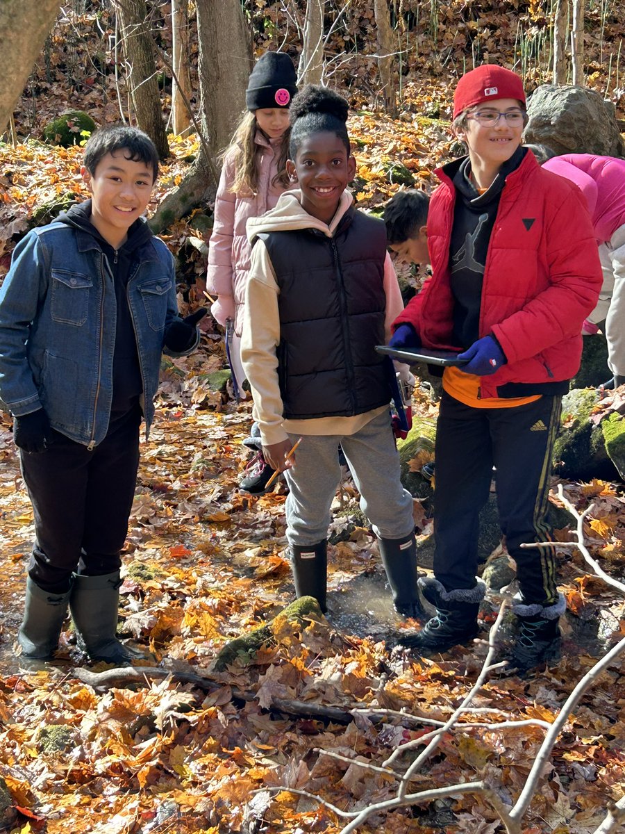 basha_anne's tweet photo. Ss had so much fun at silver creek this week. We did Bio diversity surveys and found some crayfish in the River! Ms Stephanie said that is a good sign that the water is not polluted!! Ss also found many variety of species in the forest!! #BFA_DPCDSB #OutdoorClassroomDay https://t.co/xpHsSEp3eO
