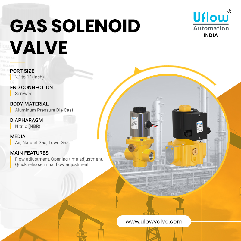 Uflow Gas Solenoid Valve Manufacturers And Suppliers In India And